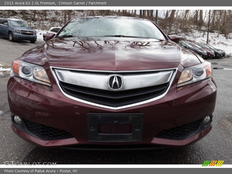 Crimson Garnet / Parchment 2013 Acura ILX 2.0L Premium