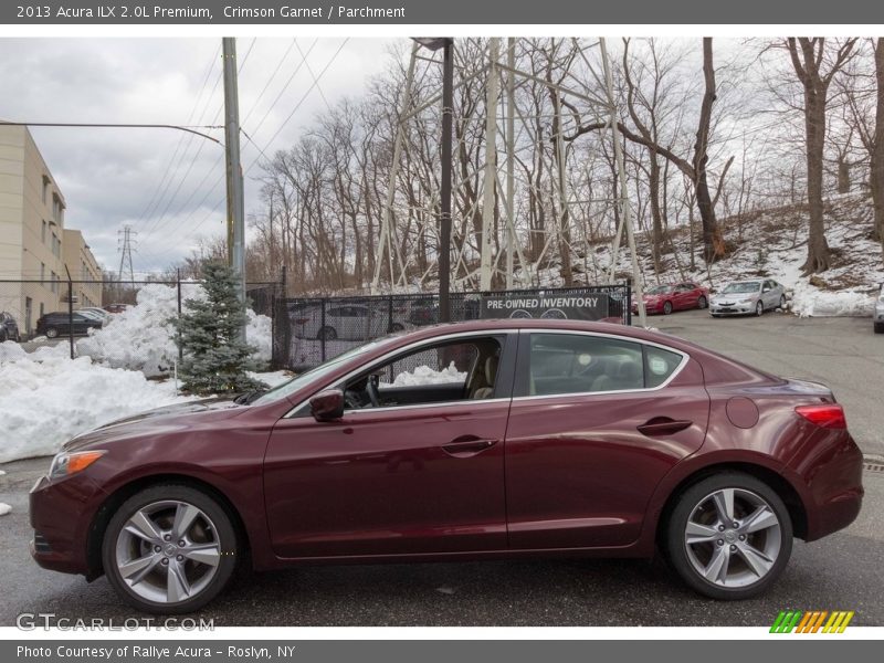 Crimson Garnet / Parchment 2013 Acura ILX 2.0L Premium