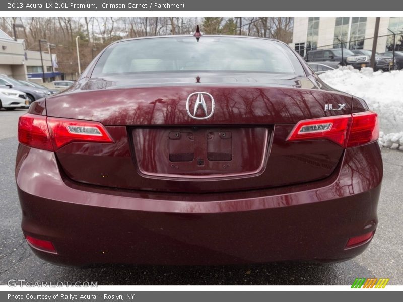 Crimson Garnet / Parchment 2013 Acura ILX 2.0L Premium