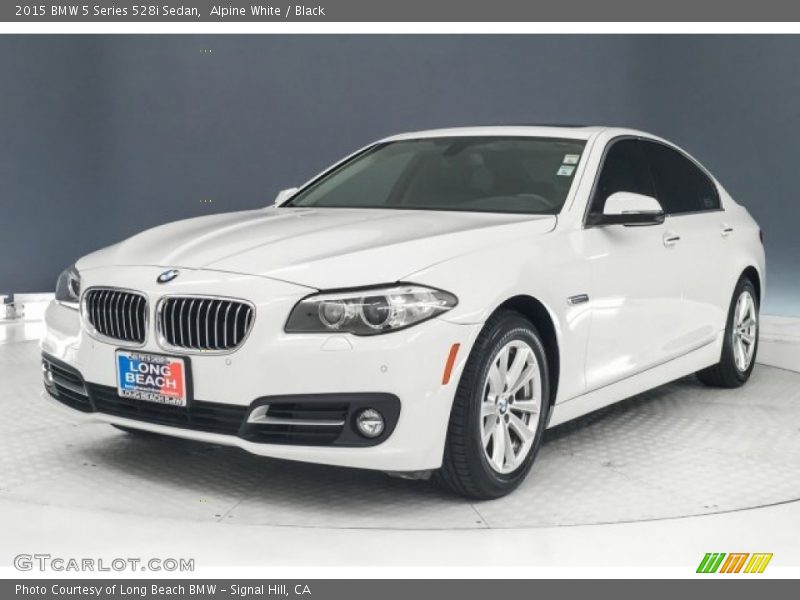 Alpine White / Black 2015 BMW 5 Series 528i Sedan