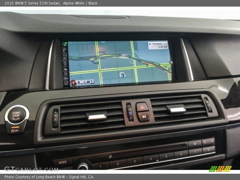 Alpine White / Black 2015 BMW 5 Series 528i Sedan