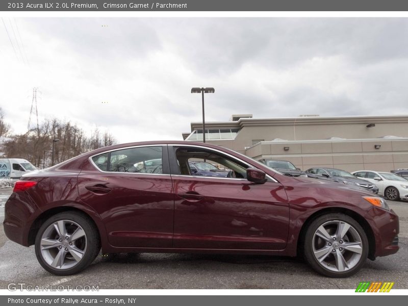 Crimson Garnet / Parchment 2013 Acura ILX 2.0L Premium