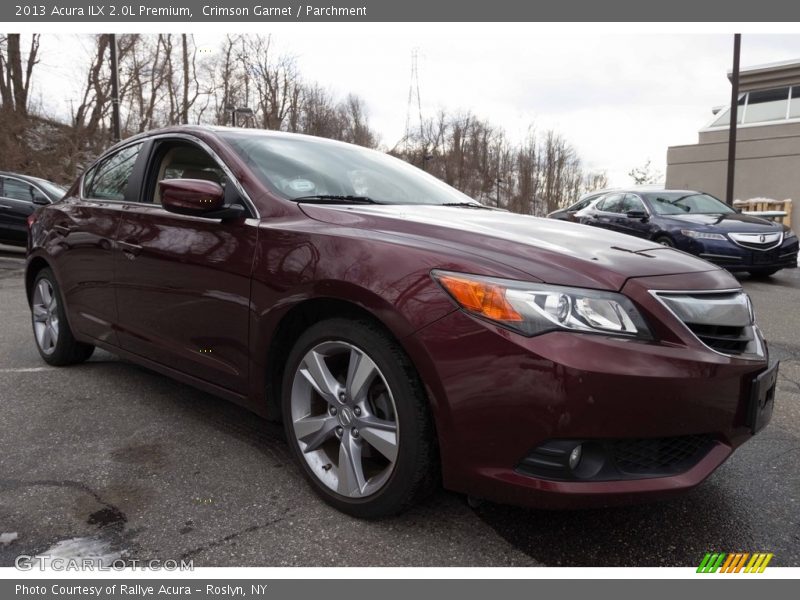 Crimson Garnet / Parchment 2013 Acura ILX 2.0L Premium