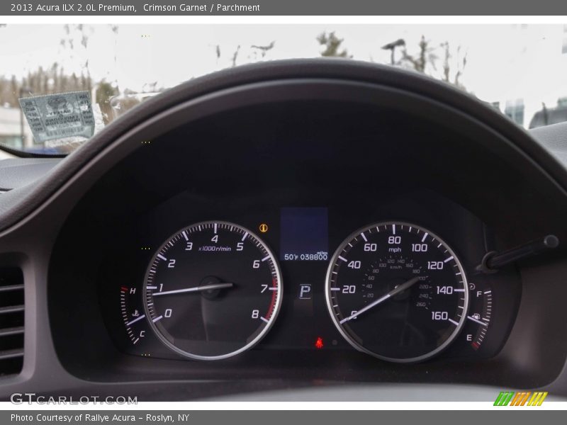 Crimson Garnet / Parchment 2013 Acura ILX 2.0L Premium