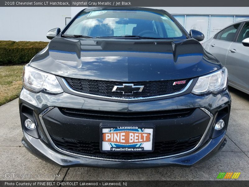 Nightfall Gray Metallic / Jet Black 2018 Chevrolet Sonic LT Hatchback