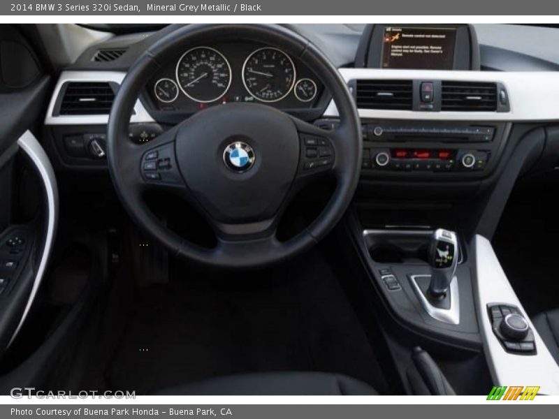 Mineral Grey Metallic / Black 2014 BMW 3 Series 320i Sedan