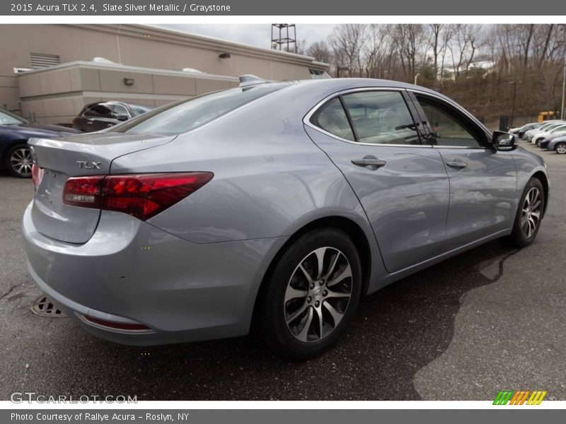 Slate Silver Metallic / Graystone 2015 Acura TLX 2.4