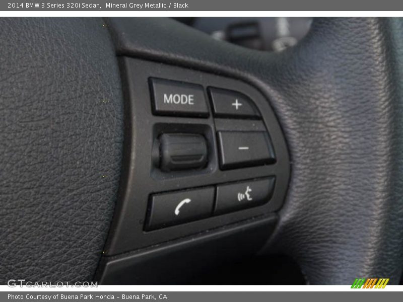 Mineral Grey Metallic / Black 2014 BMW 3 Series 320i Sedan