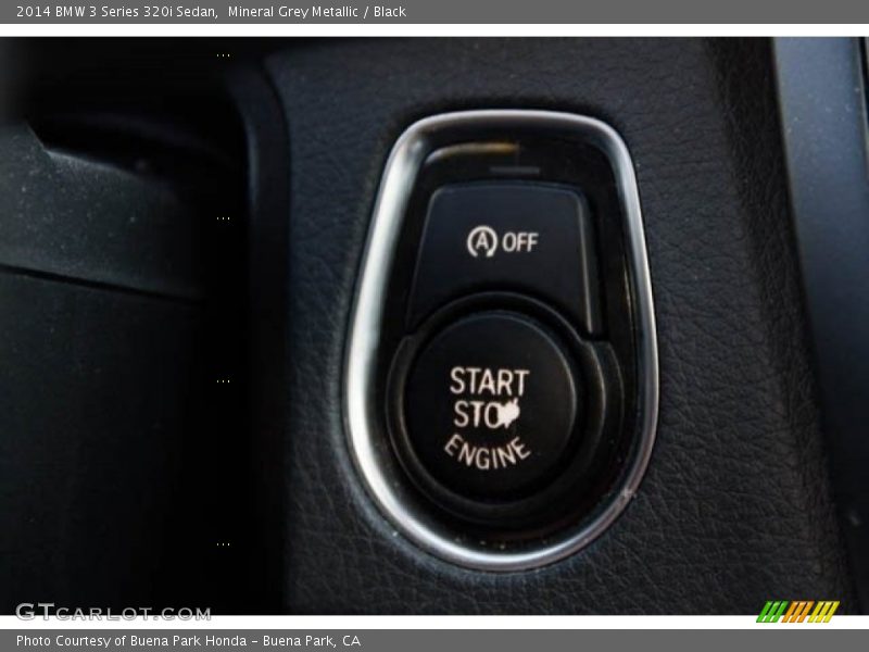 Mineral Grey Metallic / Black 2014 BMW 3 Series 320i Sedan