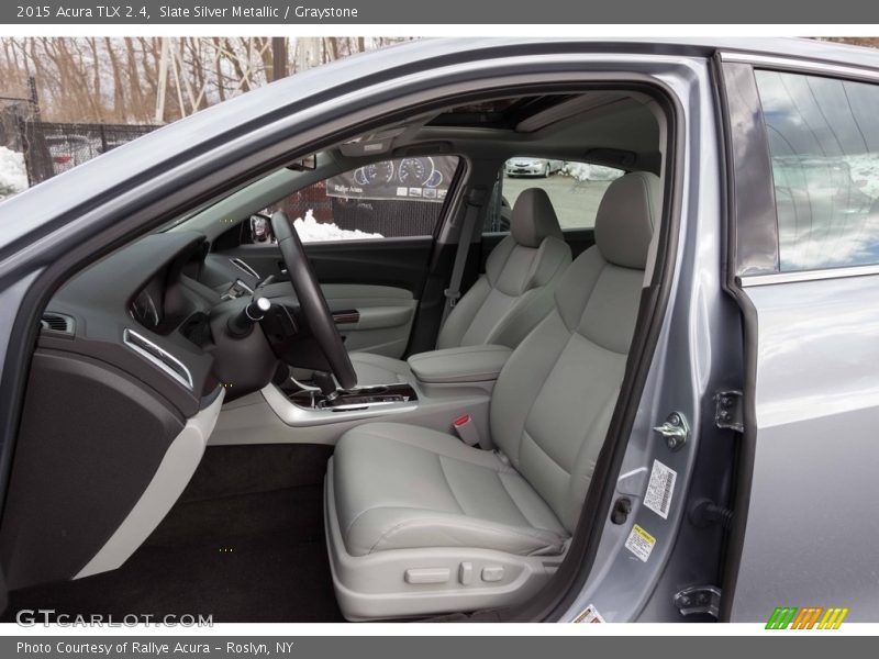 Slate Silver Metallic / Graystone 2015 Acura TLX 2.4