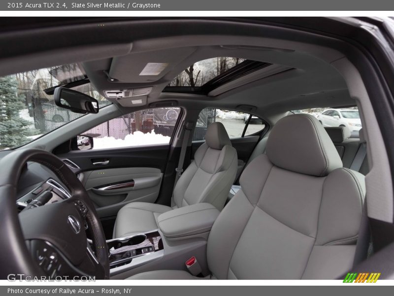 Slate Silver Metallic / Graystone 2015 Acura TLX 2.4