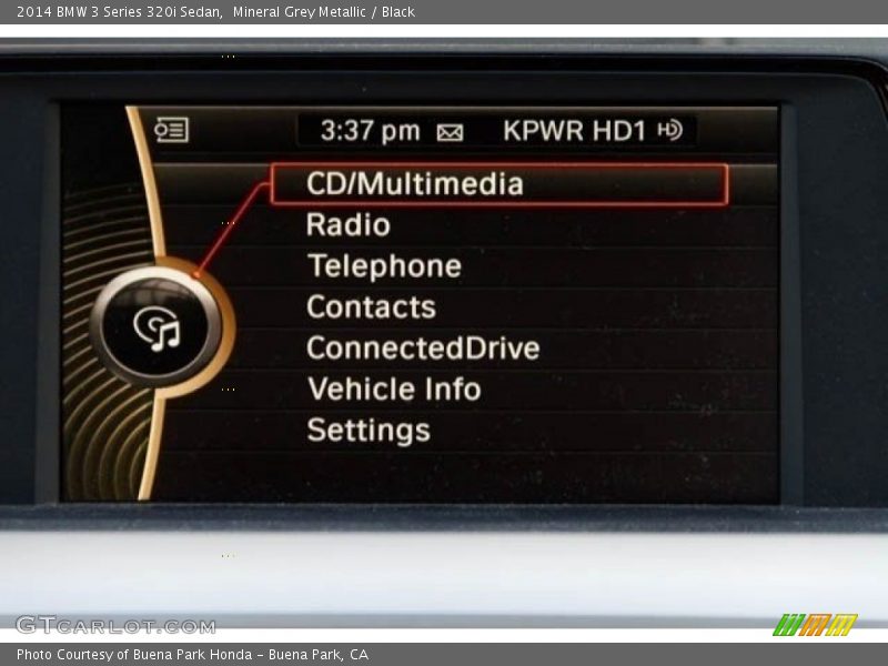 Mineral Grey Metallic / Black 2014 BMW 3 Series 320i Sedan