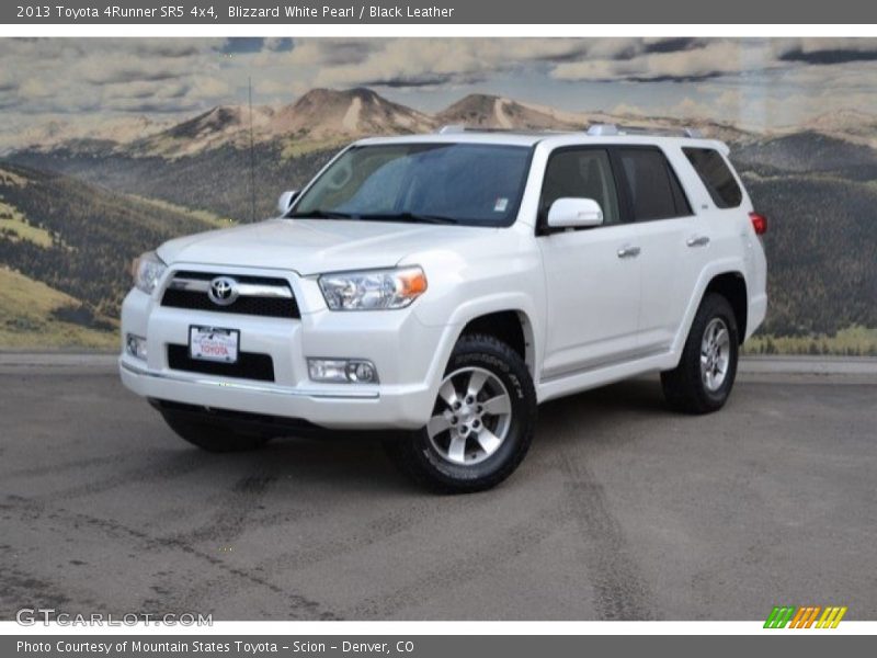 Blizzard White Pearl / Black Leather 2013 Toyota 4Runner SR5 4x4