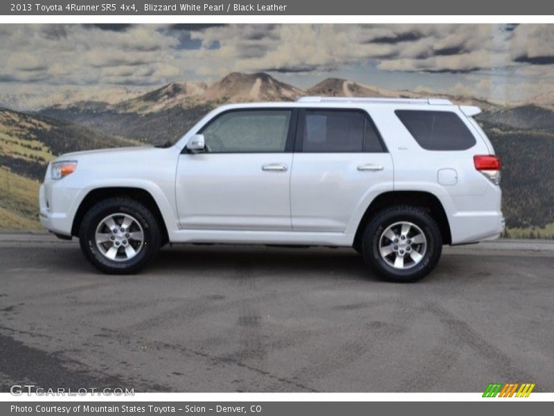 Blizzard White Pearl / Black Leather 2013 Toyota 4Runner SR5 4x4