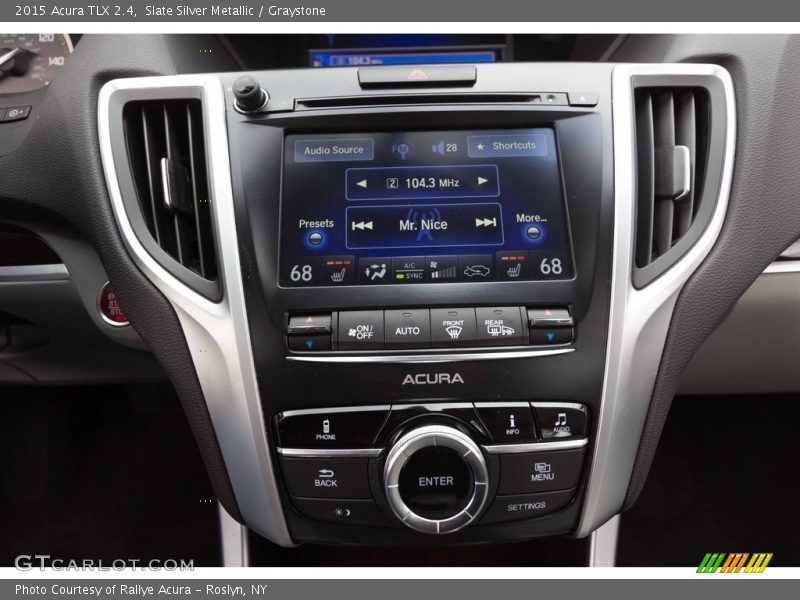 Slate Silver Metallic / Graystone 2015 Acura TLX 2.4
