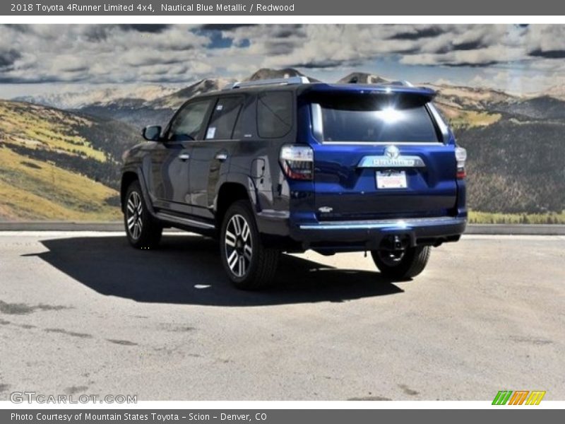 Nautical Blue Metallic / Redwood 2018 Toyota 4Runner Limited 4x4