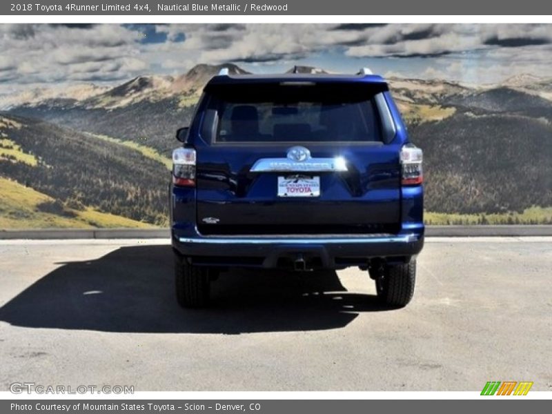 Nautical Blue Metallic / Redwood 2018 Toyota 4Runner Limited 4x4