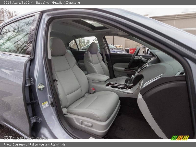 Slate Silver Metallic / Graystone 2015 Acura TLX 2.4