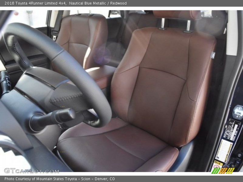 Nautical Blue Metallic / Redwood 2018 Toyota 4Runner Limited 4x4