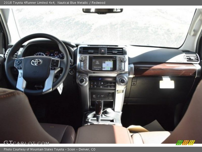 Nautical Blue Metallic / Redwood 2018 Toyota 4Runner Limited 4x4