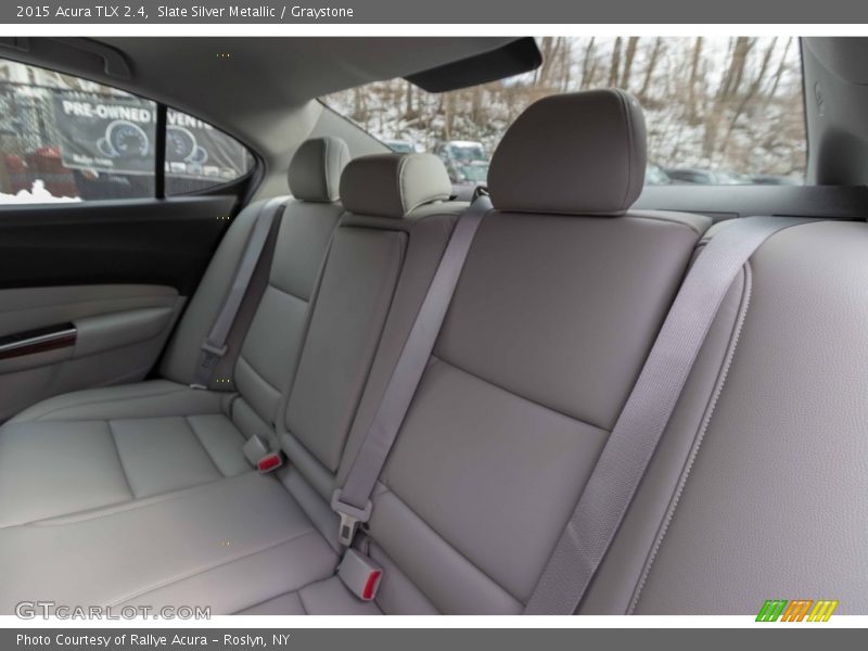 Slate Silver Metallic / Graystone 2015 Acura TLX 2.4