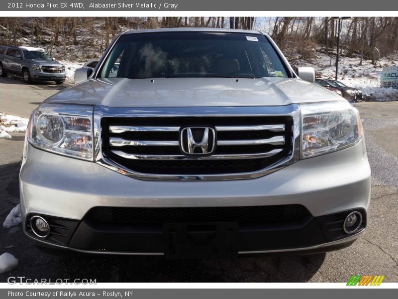 Alabaster Silver Metallic / Gray 2012 Honda Pilot EX 4WD