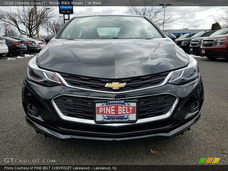 Mosaic Black Metallic / Jet Black 2018 Chevrolet Cruze LT