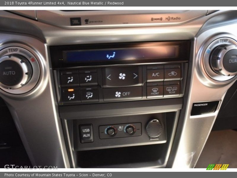 Nautical Blue Metallic / Redwood 2018 Toyota 4Runner Limited 4x4