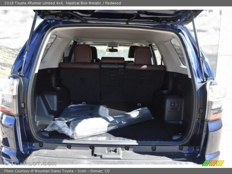 Nautical Blue Metallic / Redwood 2018 Toyota 4Runner Limited 4x4
