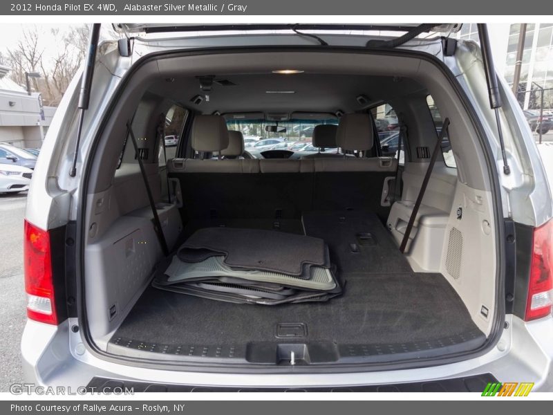Alabaster Silver Metallic / Gray 2012 Honda Pilot EX 4WD