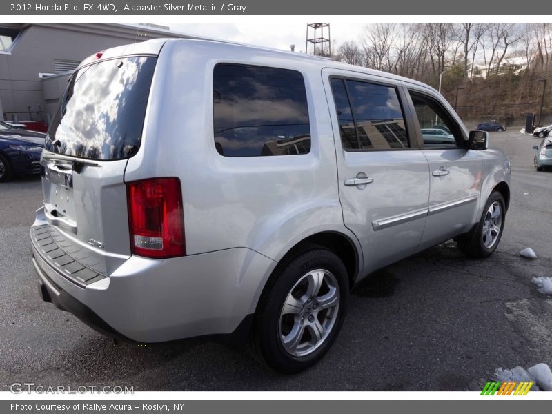 Alabaster Silver Metallic / Gray 2012 Honda Pilot EX 4WD