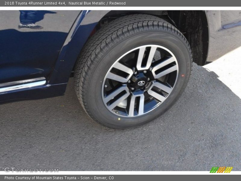 Nautical Blue Metallic / Redwood 2018 Toyota 4Runner Limited 4x4