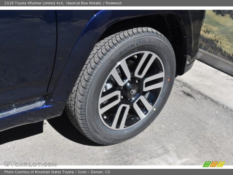 Nautical Blue Metallic / Redwood 2018 Toyota 4Runner Limited 4x4