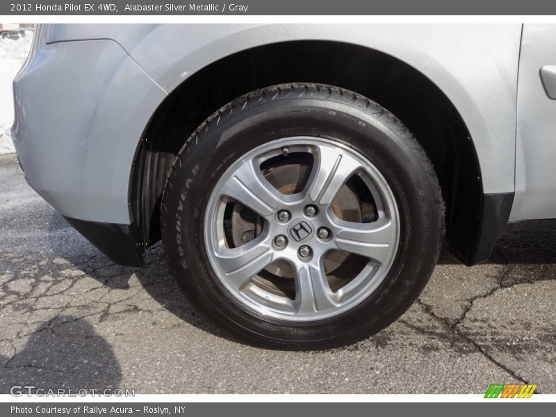 Alabaster Silver Metallic / Gray 2012 Honda Pilot EX 4WD