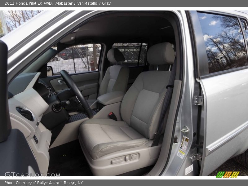 Alabaster Silver Metallic / Gray 2012 Honda Pilot EX 4WD