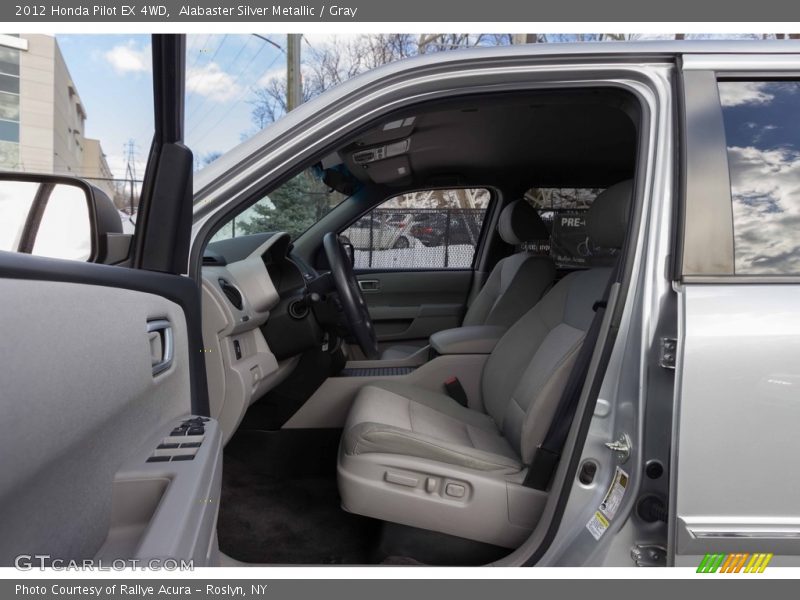 Alabaster Silver Metallic / Gray 2012 Honda Pilot EX 4WD