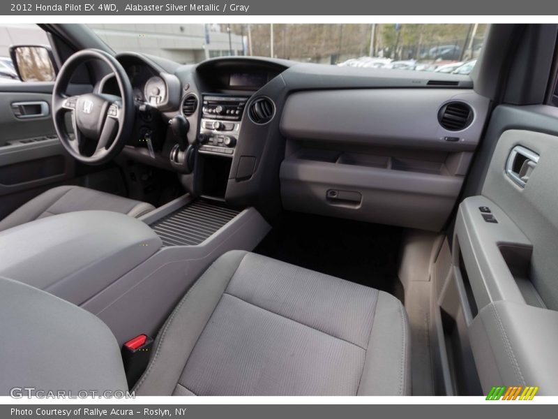 Alabaster Silver Metallic / Gray 2012 Honda Pilot EX 4WD