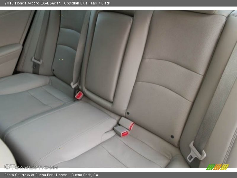 Obsidian Blue Pearl / Black 2015 Honda Accord EX-L Sedan