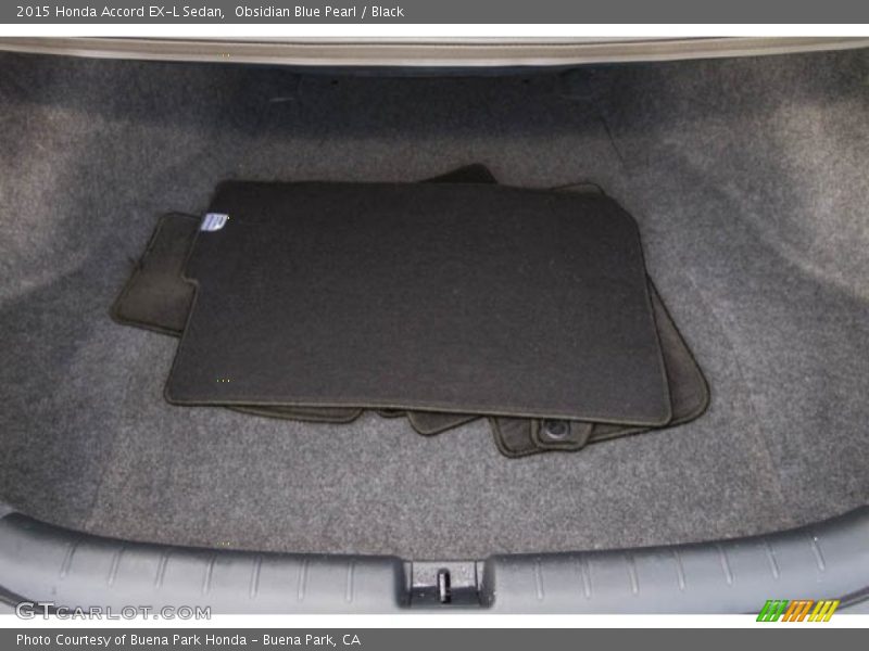 Obsidian Blue Pearl / Black 2015 Honda Accord EX-L Sedan