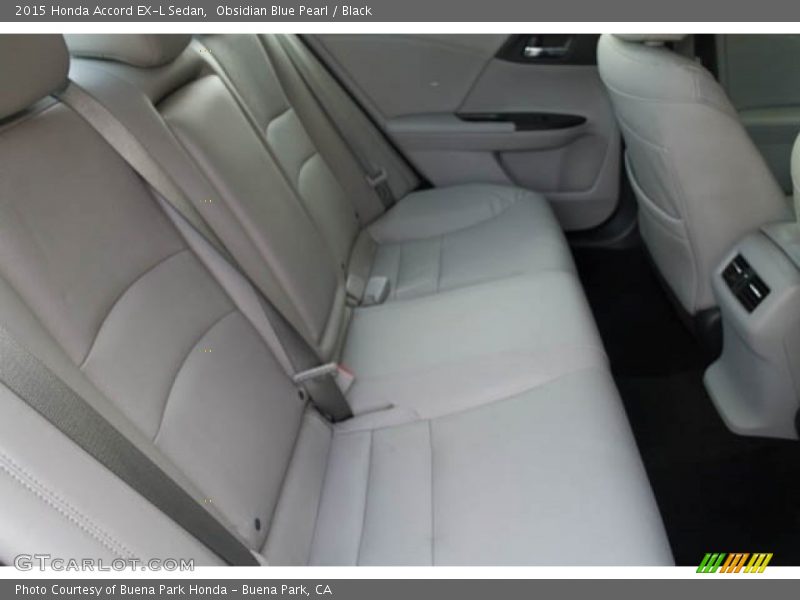 Obsidian Blue Pearl / Black 2015 Honda Accord EX-L Sedan