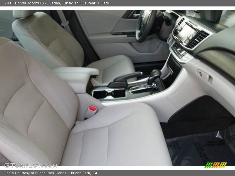 Obsidian Blue Pearl / Black 2015 Honda Accord EX-L Sedan