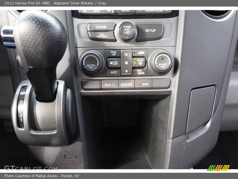 Alabaster Silver Metallic / Gray 2012 Honda Pilot EX 4WD