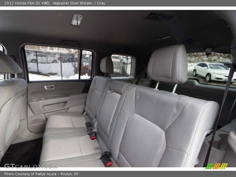 Alabaster Silver Metallic / Gray 2012 Honda Pilot EX 4WD