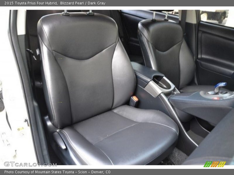 Blizzard Pearl / Dark Gray 2015 Toyota Prius Four Hybrid
