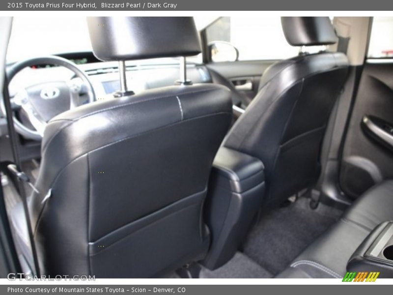 Blizzard Pearl / Dark Gray 2015 Toyota Prius Four Hybrid