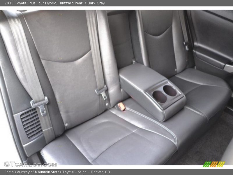 Blizzard Pearl / Dark Gray 2015 Toyota Prius Four Hybrid