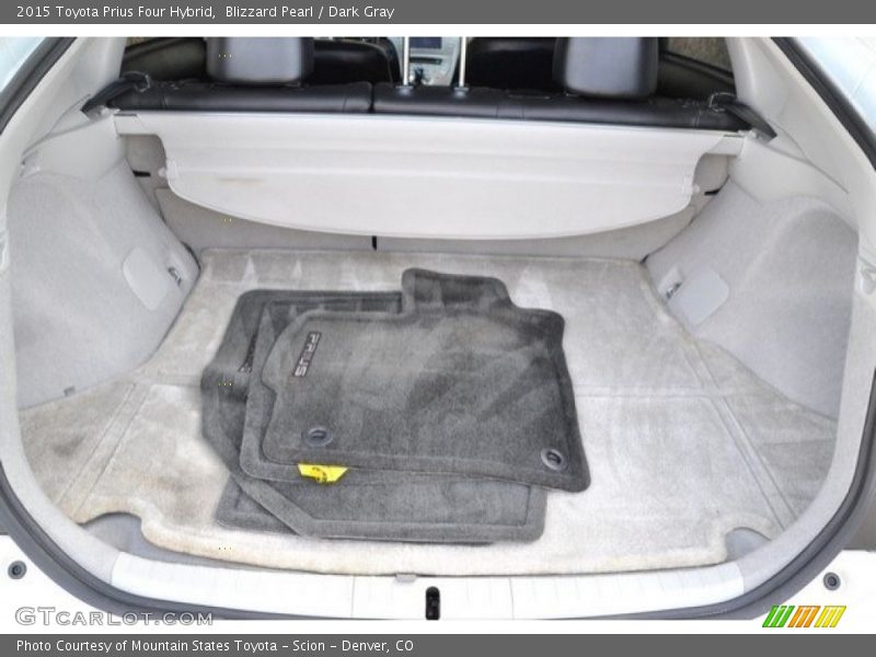 Blizzard Pearl / Dark Gray 2015 Toyota Prius Four Hybrid