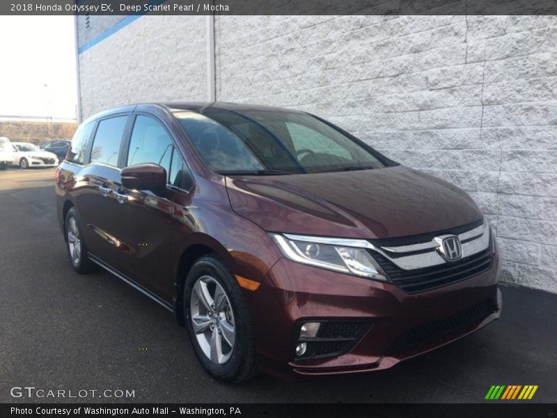 Deep Scarlet Pearl / Mocha 2018 Honda Odyssey EX