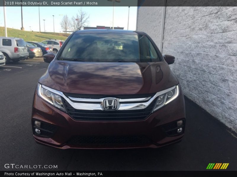 Deep Scarlet Pearl / Mocha 2018 Honda Odyssey EX