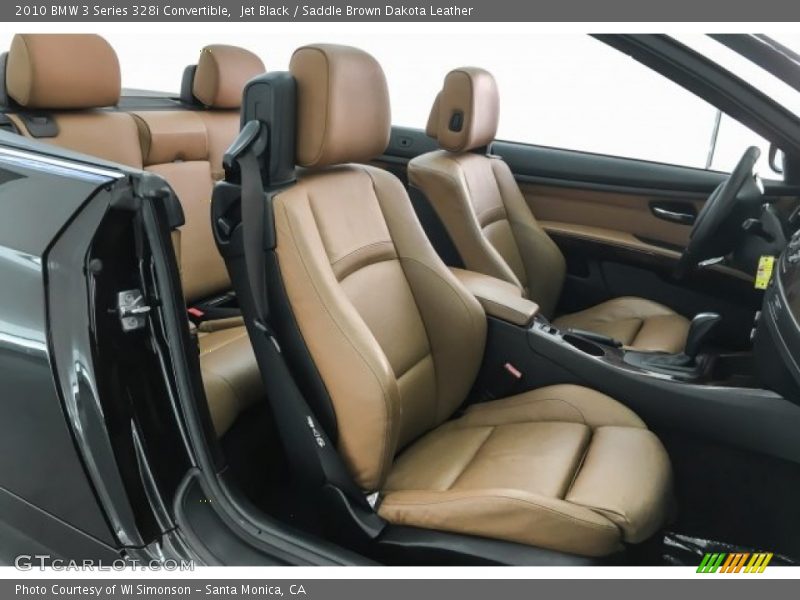 Jet Black / Saddle Brown Dakota Leather 2010 BMW 3 Series 328i Convertible